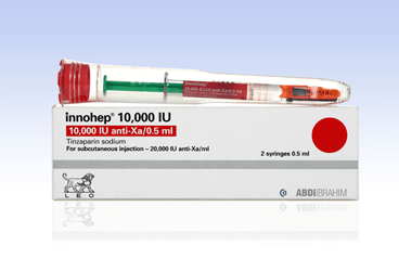 INNOHEP 10000 IU 0,5 ML 2 KULLANIMA HAZIR DOLU ENJEKTORDE ENJEKSIYONLUK/INFUZYONLUK COZELTI (2 ADET)